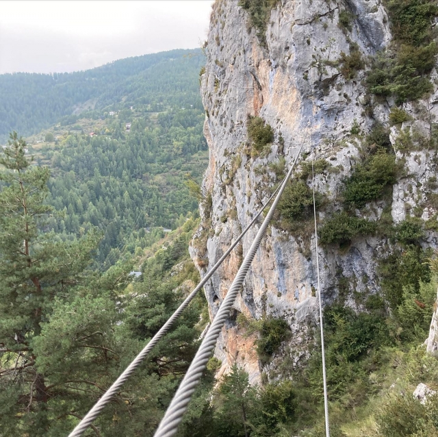 Parcours via ferrata sensationnel