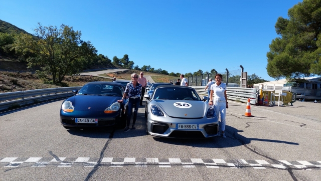 Porsche sur circuit 