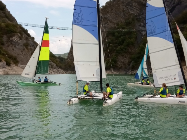  Vela sul lago di Monteynard 