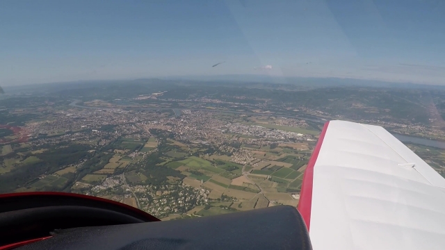  Plane flight in Lyon 