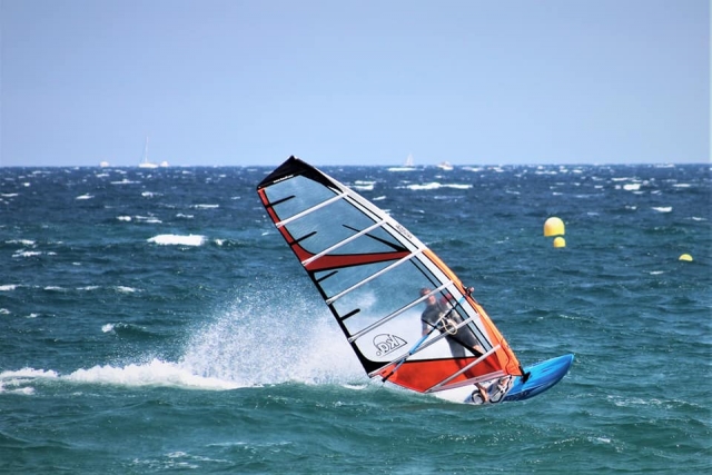 Windsurfing in the open sea 