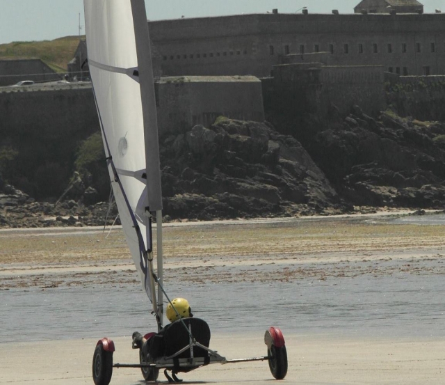  Strandsegeln in der Bretagne 