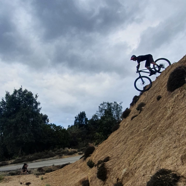 Descente en VTT à Soccia