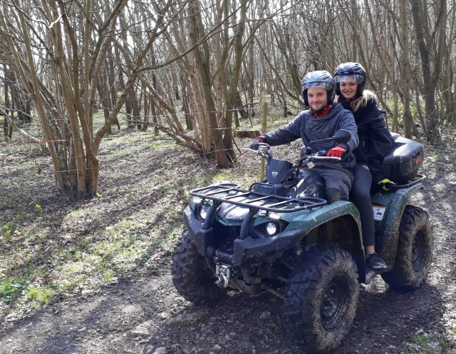 Quad per coppie nell'Eure 