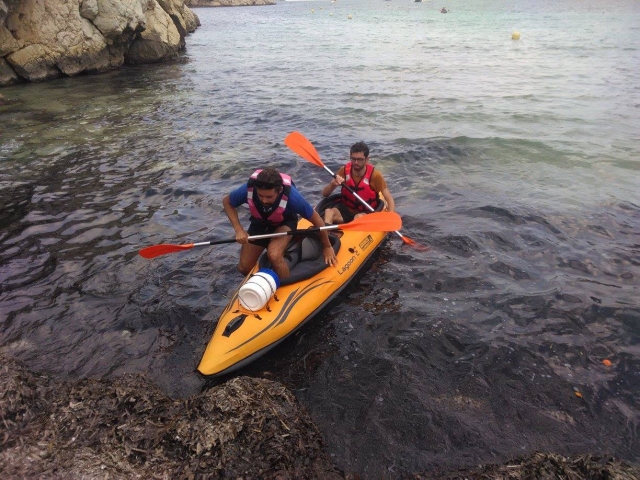  Llegada a la playa 