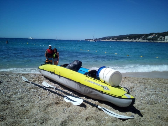  Nuestro equipo en la playa 