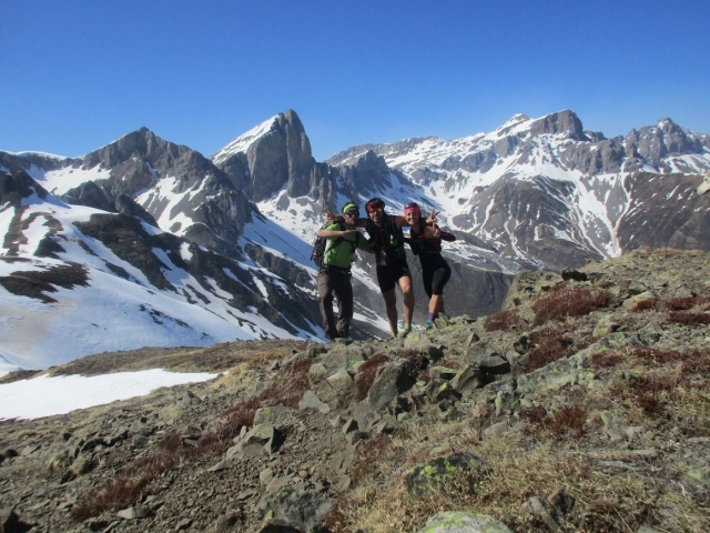  Panoramablick auf die Berge 