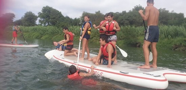  Paddle Giant para um grupo 