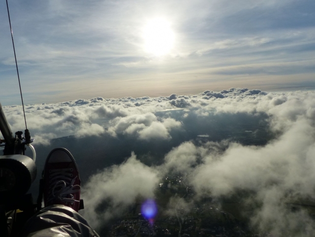 Au dessus des nuages en ULM !