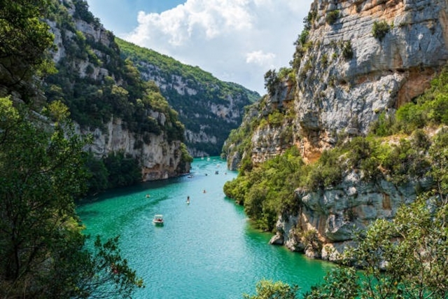 La belleza de las gargantas del Verdon. 