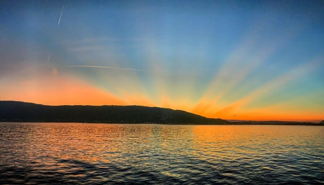  Sunrise at Veyrier du Lac