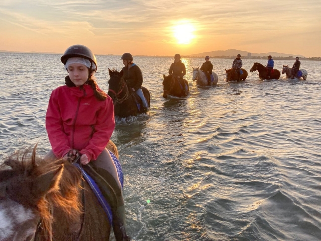  Passeggiata a cavallo in acqua 