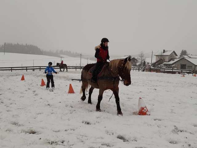  Small course for skiing Joëring 