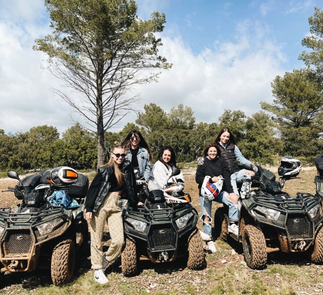 Sortie en quad entre copines