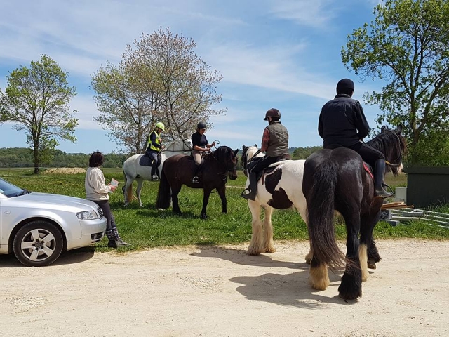  Listo para salir a caballo paseo 