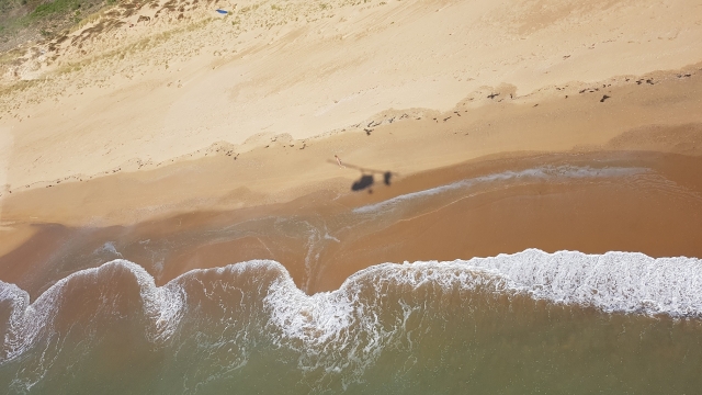 Balade en gyropode au dessus de l'océan Atlantique