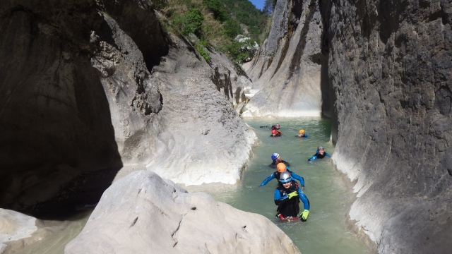  Canyoning di gruppo in Costa Azzurra