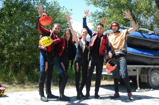  Preparation for a canyoning descent in Haute-Savoie 