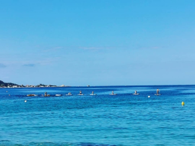 Balade en stand up paddle en groupe