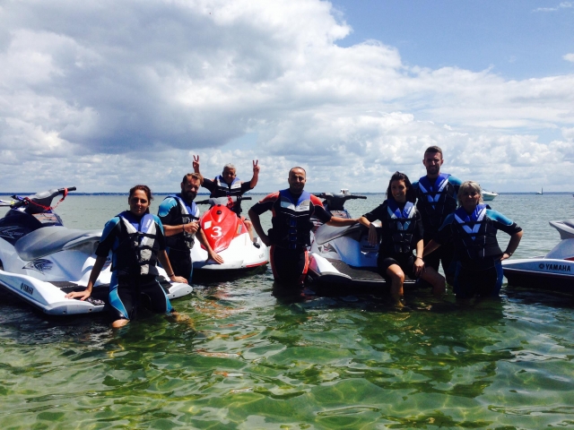  Auf zur Jetski-Fahrt in der Gironde 