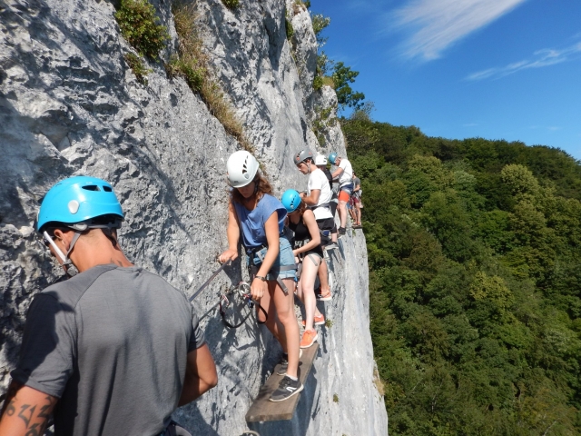 Via Ferrata encadrée et sécurisée en Isère