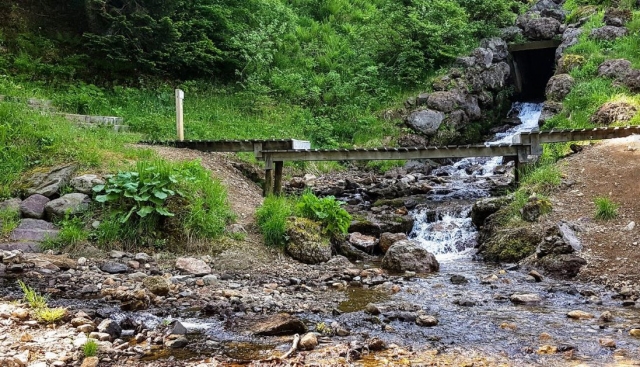  在奥弗涅由合格教练陪同进行溪降 