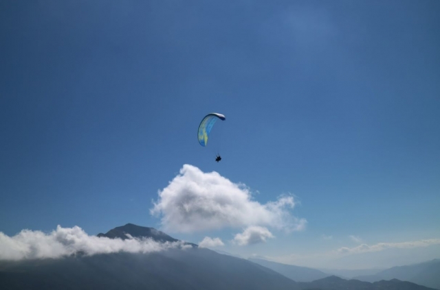  Explore the landscape of the Pyrenees by paragliding 