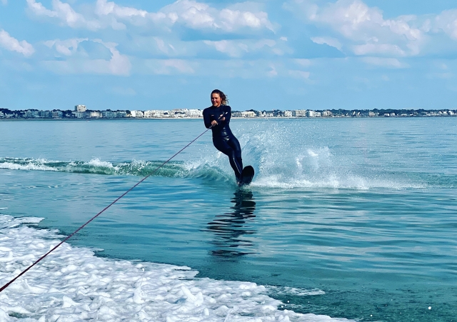 Rent your mono ski and set off to challenge the Atlantic 