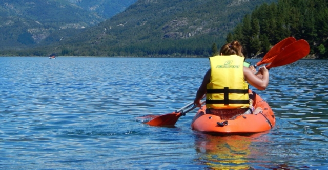 Séance de kayak avec un moniteur diplômé d'Etat