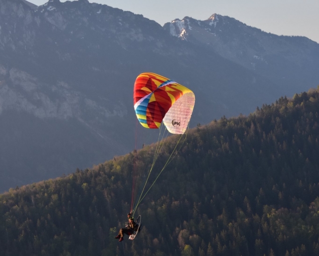 Vol en paramoteur avec un instructeur professionnel