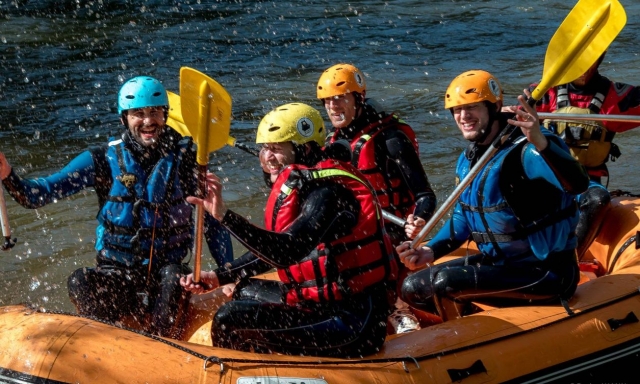  Enjoy a refreshing and sporty day of rafting 