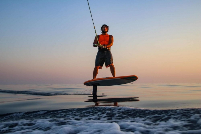  Partecipante al wakefoil 