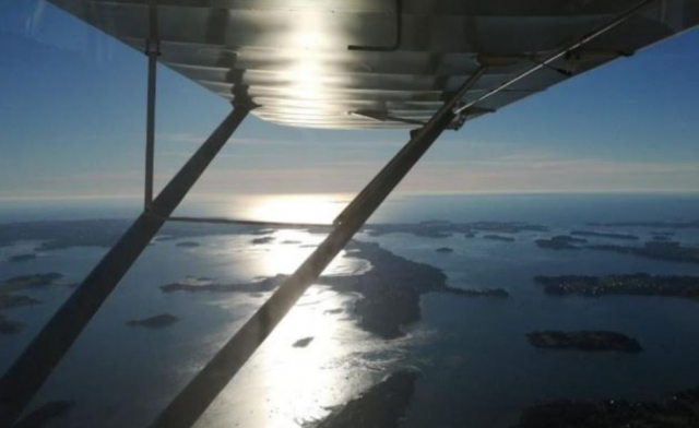  日落时令人惊叹的风景 