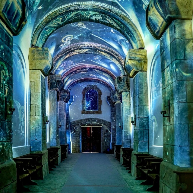 A sound and light show 