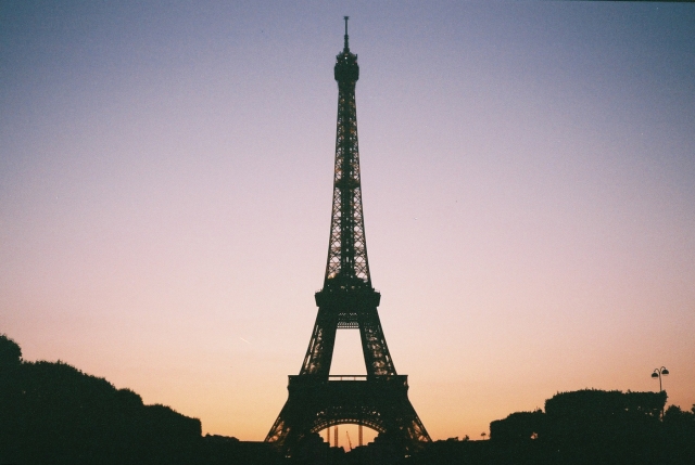 Coucher de soleil sur la Tour Eiffel