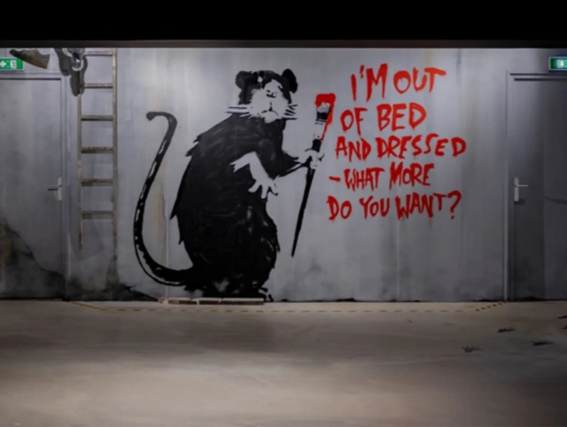  The Banksy museum in the center of Paris 