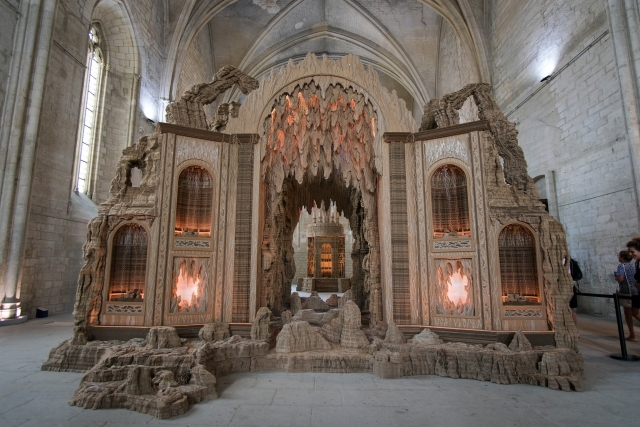 O interior da capela