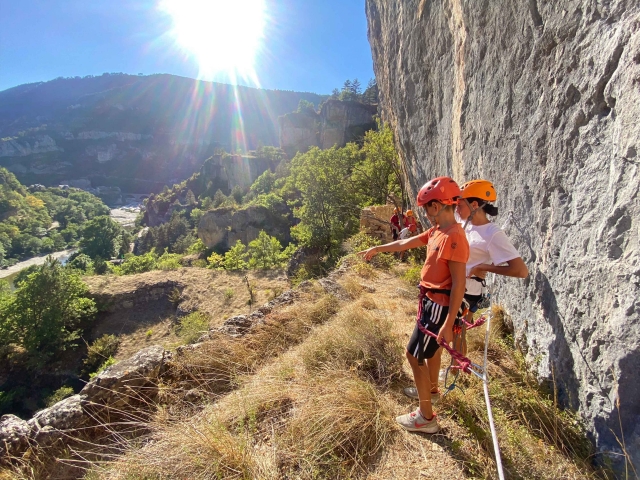  practice via Ferrata en Lozère 