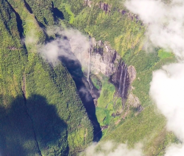  ULM sobre o Trou de Fer 