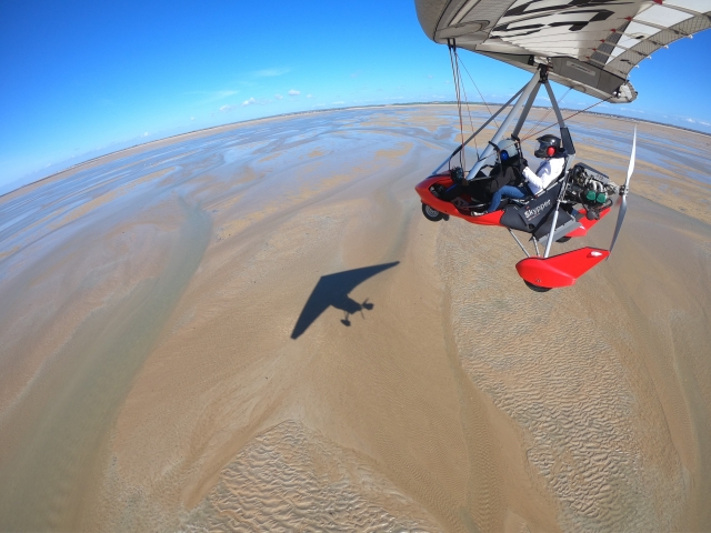  Vuelo ULM en Normandía 