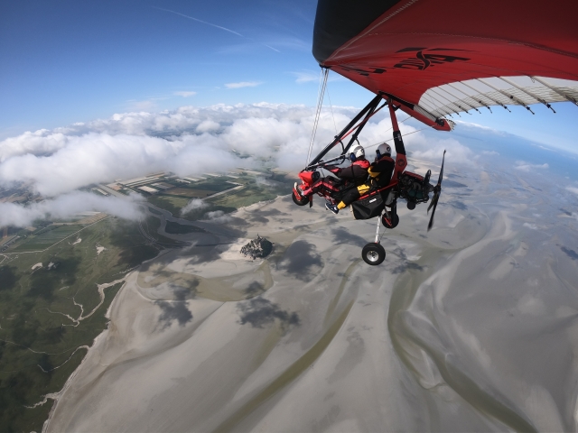  Experiencias de vuelo sobre las islas Chausey 