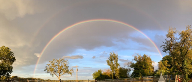  Rainbow above the quarry 