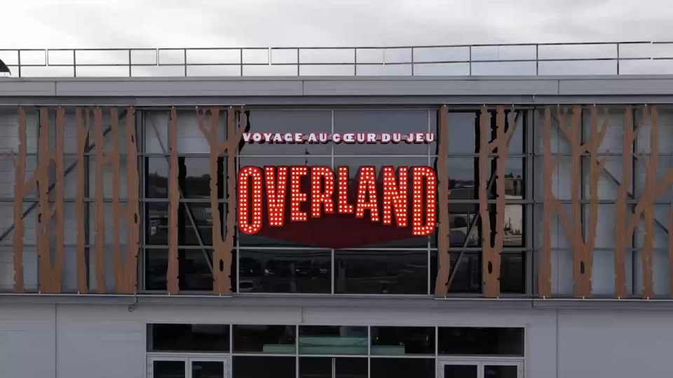 Die Fassade von Overland in Pontault-Combault 