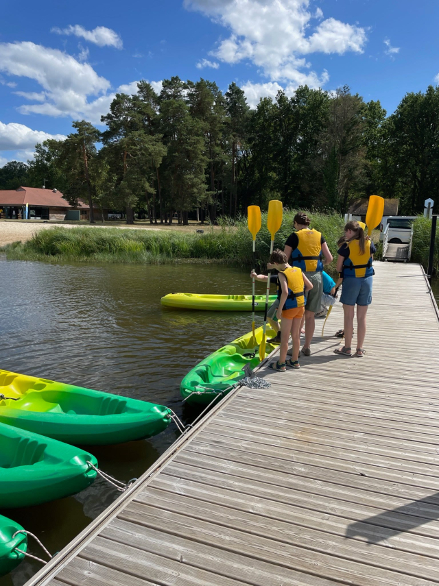  The departure from the pontoon 