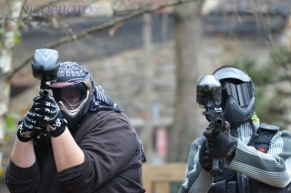 Paintball No Limit - Lanzador de bombas - 300 bolas