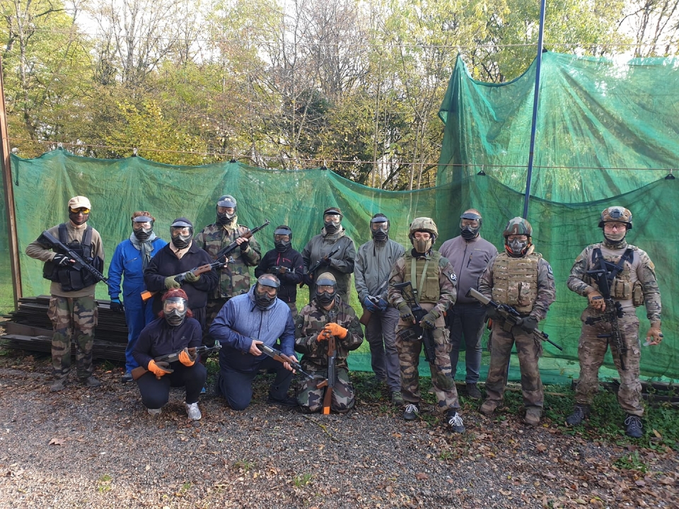 Equipo de paintball 