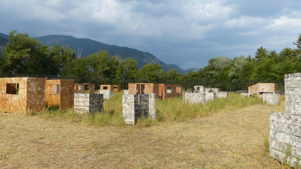  O campo de paintball 