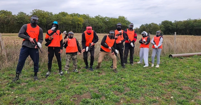Session de paintball entre amis à Angoulême