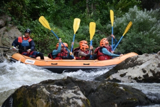 Full rafting at the Saint Georges gorges - 2h
