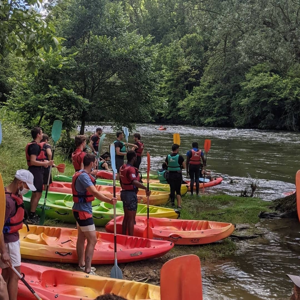  Kayaking trip with friends on the Ariege 